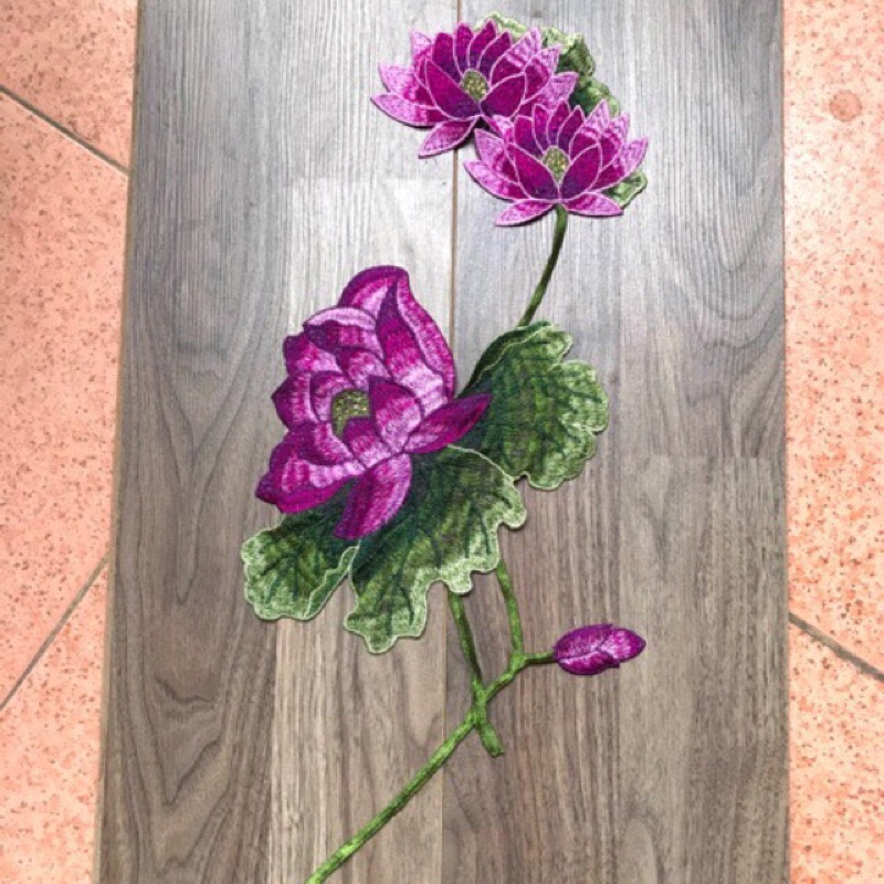 Vải ren thêu hoa (40k/1 cành