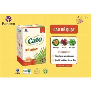 Cao rẻ quạt Faneco  dùng ho gió, ho khan, ho đờm, ho lâu ngày, long đờm