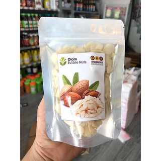 Hạnh nhân lát mỹ hiệu olam - loại dầy1,2mm ko nát - gói 100gam