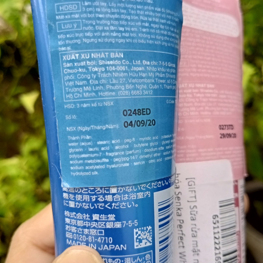 Sữa rửa mặt Senka Perfect Whip 50g cho 1 làn da không tỳ vết - Mẫu mới