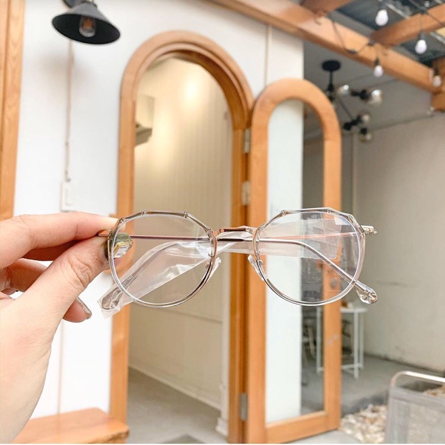 Gọng kính 8854 Jolie Eyewear form tròn kim loại thời trang cao cấp