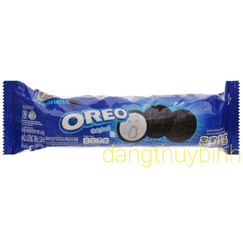 Bánh quy Oreo nhân kem vị vani 137g