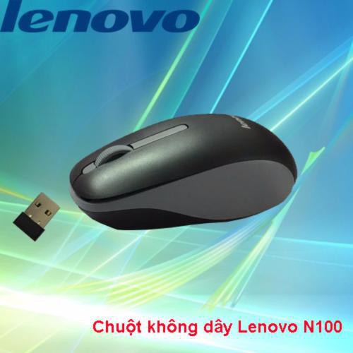 (CHUYÊN GIÁ SỈ) CHUỘT KHÔNG DÂY WIRELESS LENOVO N100 BỀN ĐẸP (SIÊU RẺ)