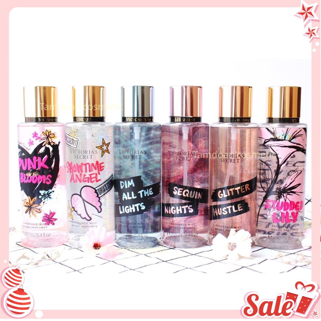 ::..✨Xịt + Dưỡng Body Mist Victoria’s Secret Showtime Angel✨::..