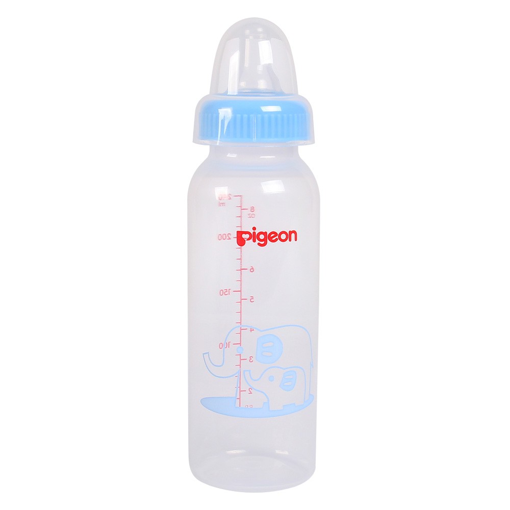 Bình sữa cổ nhỏ Pigeon nhựa PP 120ml-240ml