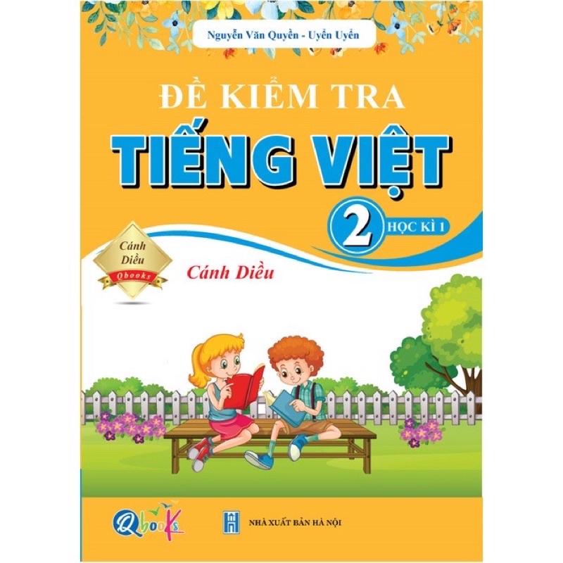 Sách - Combo Bài Tập Tuần, Đề Kiểm Tra Toán - Tiếng Việt Lớp 2 - Học Kì 1 - Cánh Diều (4 cuốn)