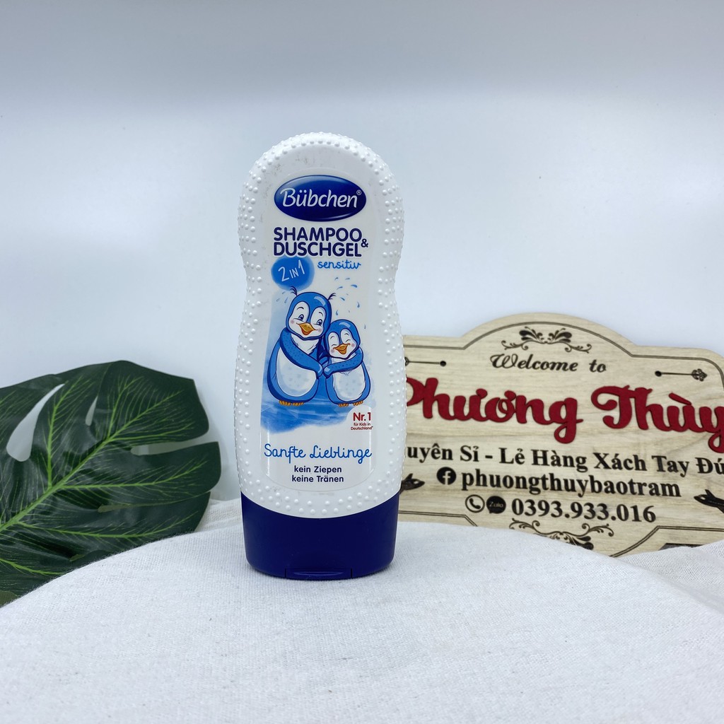 Sữa tắm gội Bubchen Kids Shampoo & Duschgel 2 in 1 cho bé 230ml