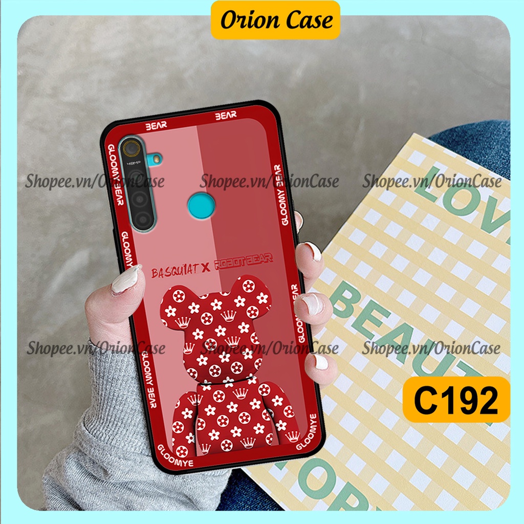 Ốp lưng Realme 5 - Realme 5 Pro in hình bearbrick 3D thời trang, cá tính. ốp chống sốc, bền đẹp