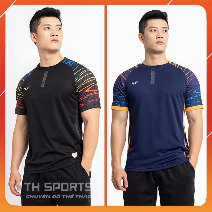 Áo thể thao nam TH SPORT thun lạnh tập gym cổ tròn ngắn tay vải thoáng mát co giãn ôm form nhiều màu TH010