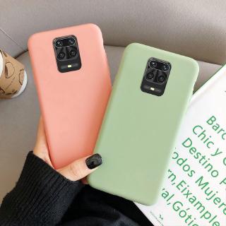 Ốp điện thoại silicon mềm chống bẩn cao cấp màu kẹo cho Xiaomi Redmi Note 9S 9 Pro Max