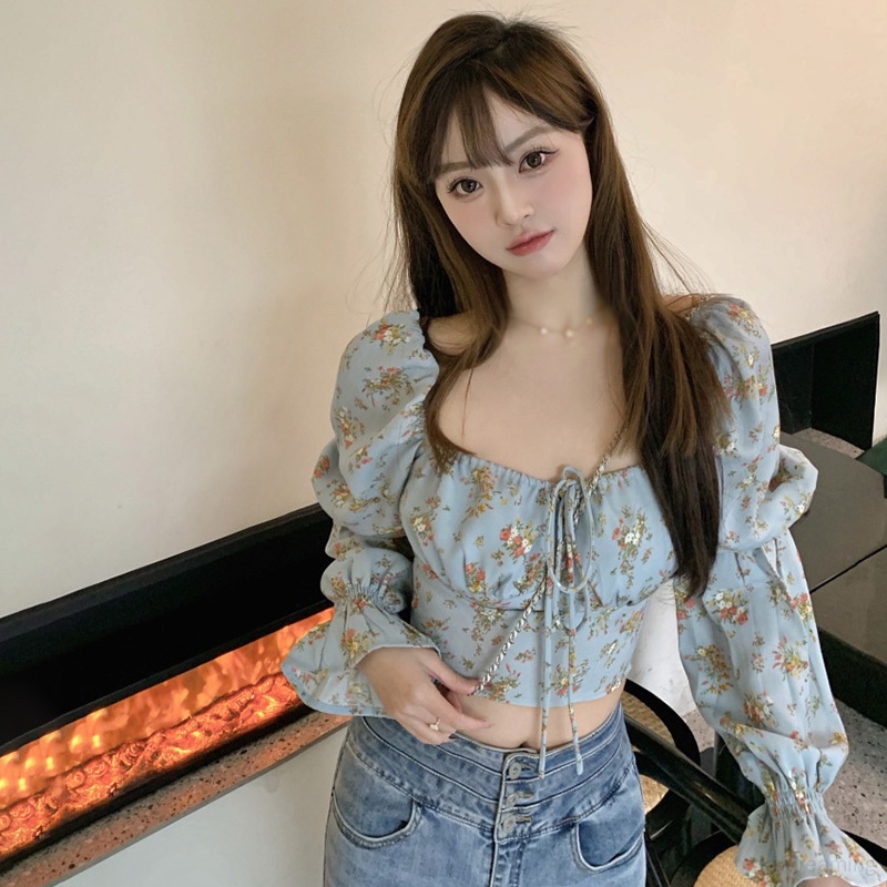 Áo Lửng Tay Dài Thời Trang Quyến Rũ Cho Nữ