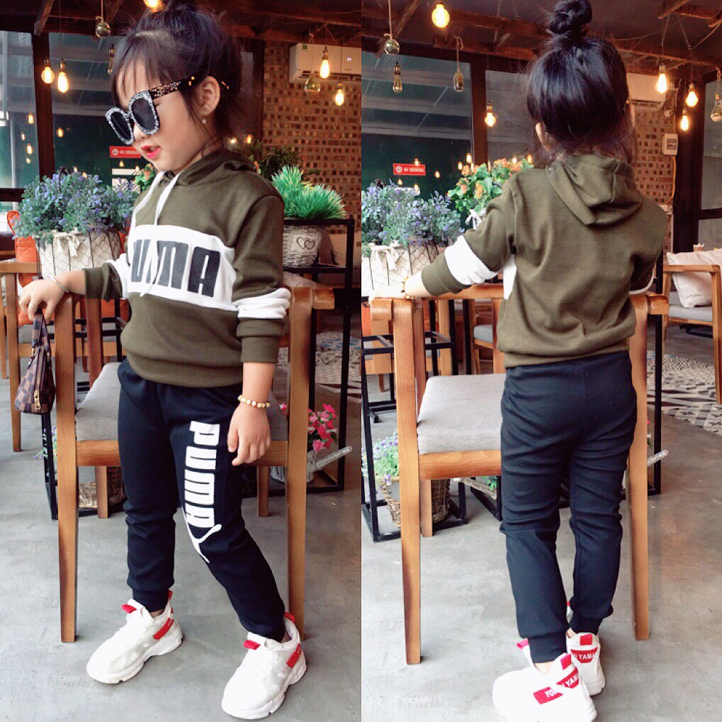 Bộ Puma len tăm cực chất cho bé trai, bé gái