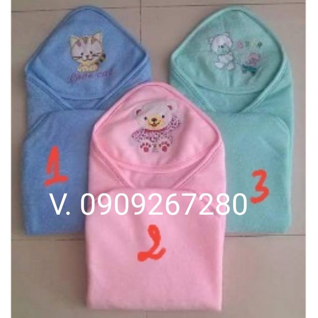 VB. choàng ủ có nón Sơ Sinh (75×75)