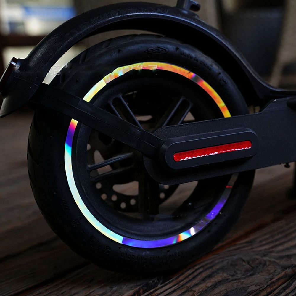 Miếng dán phản quang 7 màu chống thấm nước trang trí bánh xe Scooter Xiaomi M365 Pro DIY