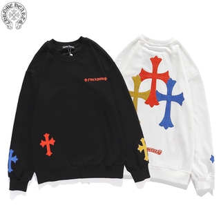 【Ready Stock】  Chrome Hearts    Long Sleeved Sweater Hoodie Jackets Loose Blouse   C09503