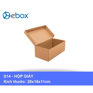 50 Hộp giấy carton size 28x18x11 cm (S14) - đựng giày thể thao nữ, giày cao gót, dép,...