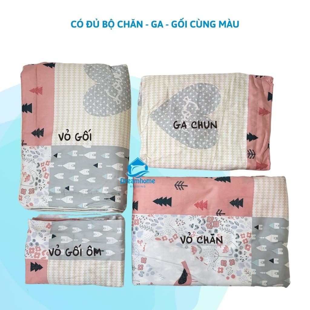 Vỏ gối nằm 50x70 Cotton hàn Dreamhome áo gối nằm có lót bông khóa kéo lót bông mỏng (1 cái) | BigBuy360 - bigbuy360.vn