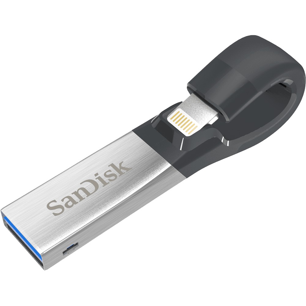 USB 3.0 OTG SanDisk iXpand 32GB / 64GB / 128GB for iPhone / iPad (Bạc) Hàng chính hãng
