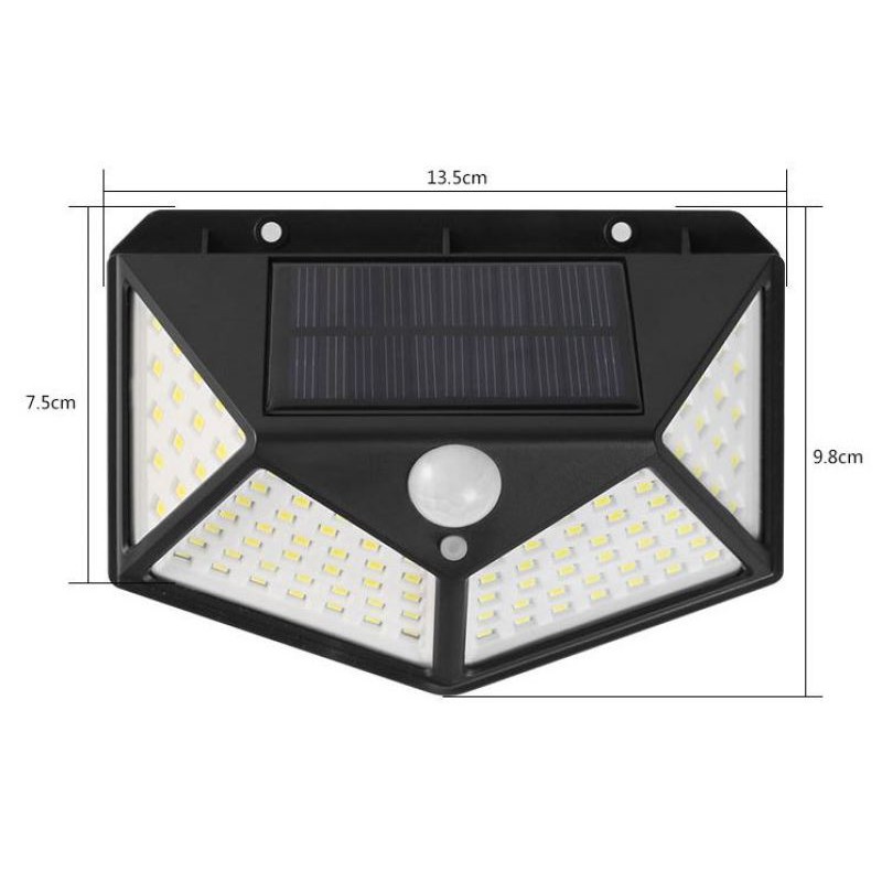 Đèn Năng Lượng Mặt Trời Solar 100 Led Siêu Sáng.
