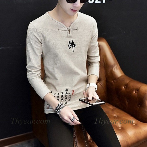 (Có Sẵn - Đẹp và Rẻ ) áo đũi dài tay thêu chữ Phật | BigBuy360 - bigbuy360.vn