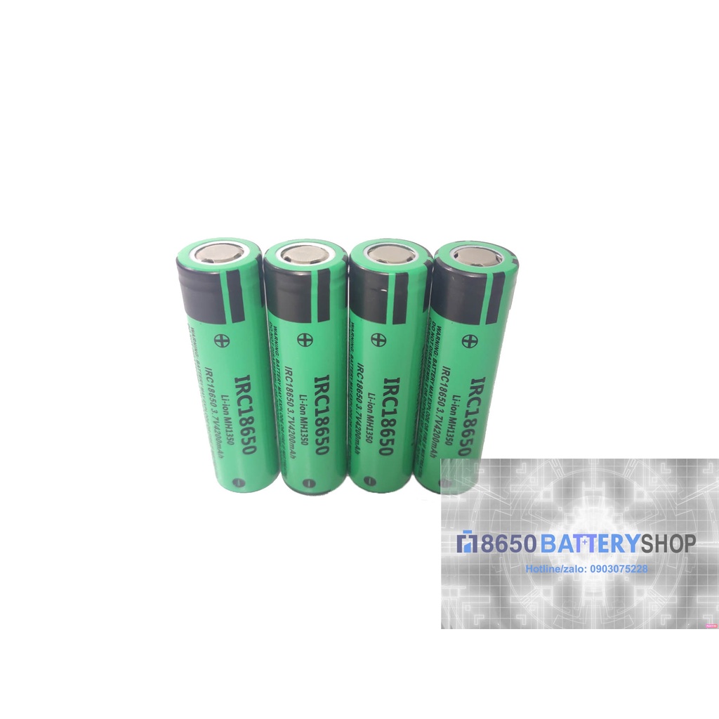 [P22] Pin, cell Giá rẻ Li-ion Panasonic IRC 18650 3.7v dung lượng thật 1200mah - bao bì có thay đổi từ 2021