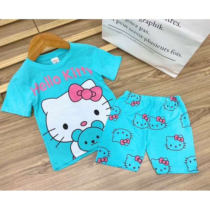 [10-20 KÝ] BỘ NGẮN THUN COTTON IN TRÀN SIZE NHÍ