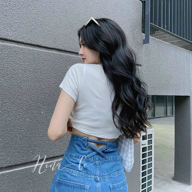 Quần jean lưng cao chuẩn form KC