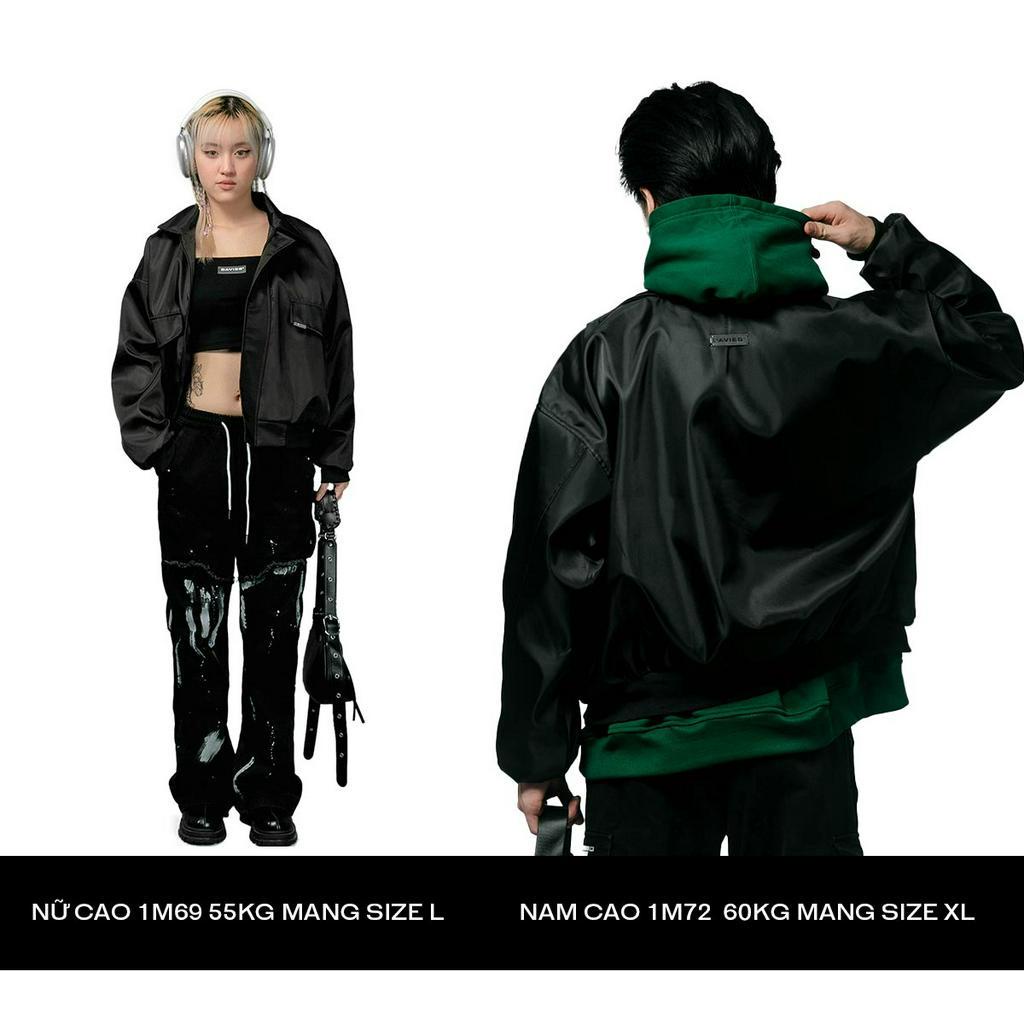 Áo khoác bomber local brand dáng ngắn Classy Crop Jacket| D32-AK6