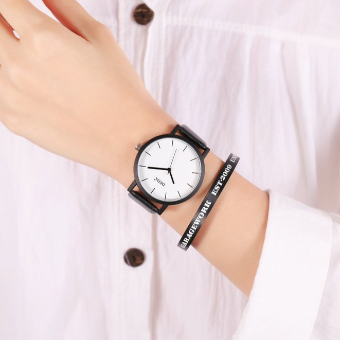 Đồng hồ thời trang nam nữ DEDA chính hãng, dây da êm tay, mặt vạch, kim màu tuyệt đẹp ( Mã: ADD ) | BigBuy360 - bigbuy360.vn