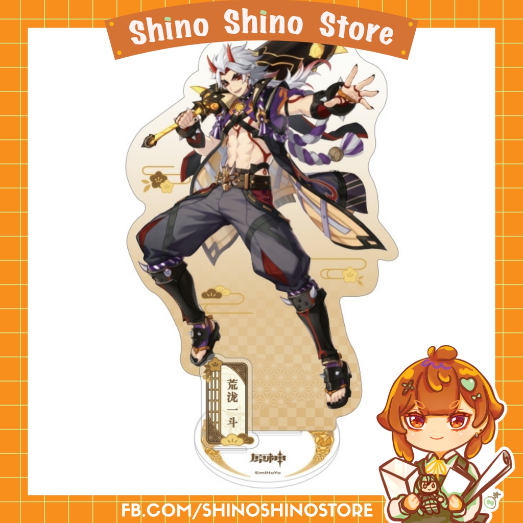 [có sẵn] mô hình nhân vật standee acrylic Genshin Impact inazuma chính hãng từ official shop