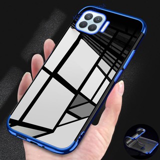 Ốp Điện Thoại TPU Dẻo Mạ Màu Cho OPPO A93 OPPO A 93 OPPOA93