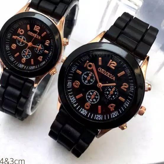 Cặp Đồng Hồ Đôi Geneva Mua 1 Tặng 1 Chất Liệu Cao Su★