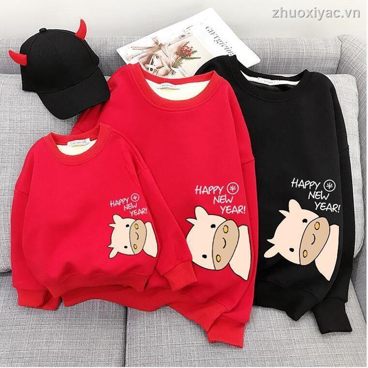 Áo Sweater Phối Nhung Thời Trang Mùa Đông 2021 Cho Mẹ Và Bé