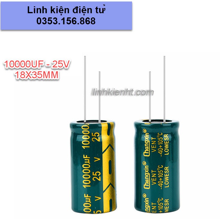 Tụ hóa 10000UF 25V 18x35mm