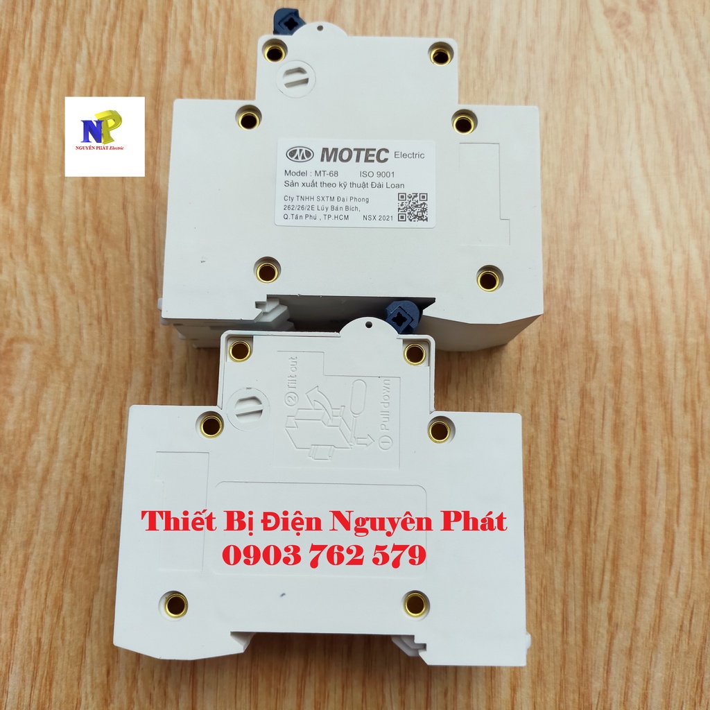 Cầu Dao Tự Động MCB 2 Pha Dòng Cắt 6kA - 10kA