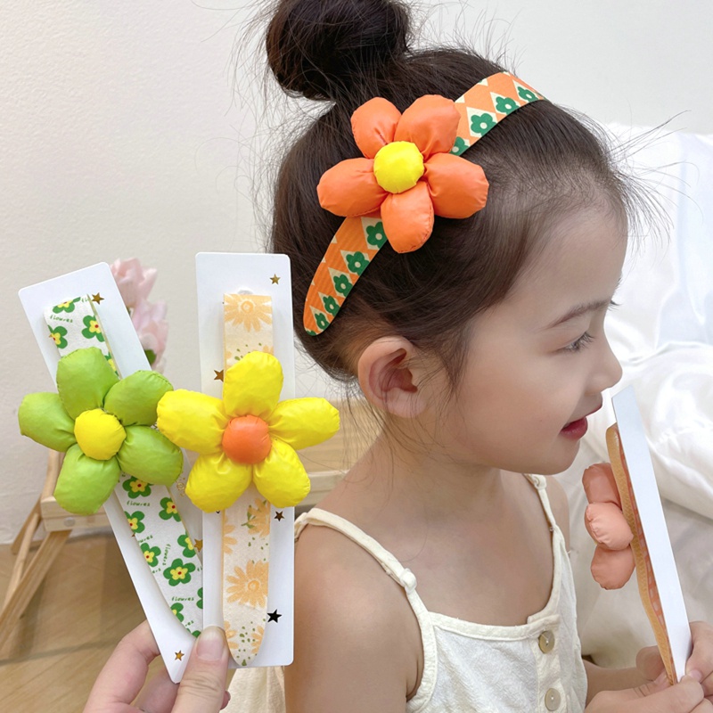 Băng Đô Đính Hoa Dễ Thương Cho Bé Gái Thời Trang