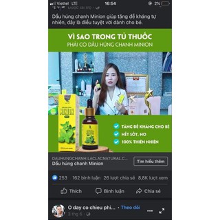 dầu húng chanh minion