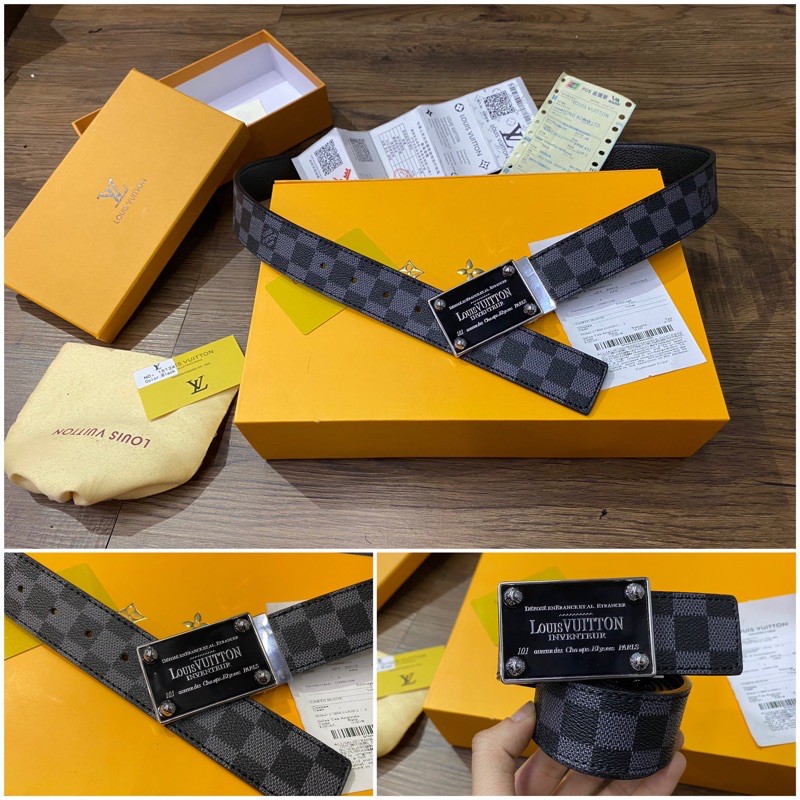 Thắt lưng da nam , dây nịt lưng nam mặt kim loại bền đẹp