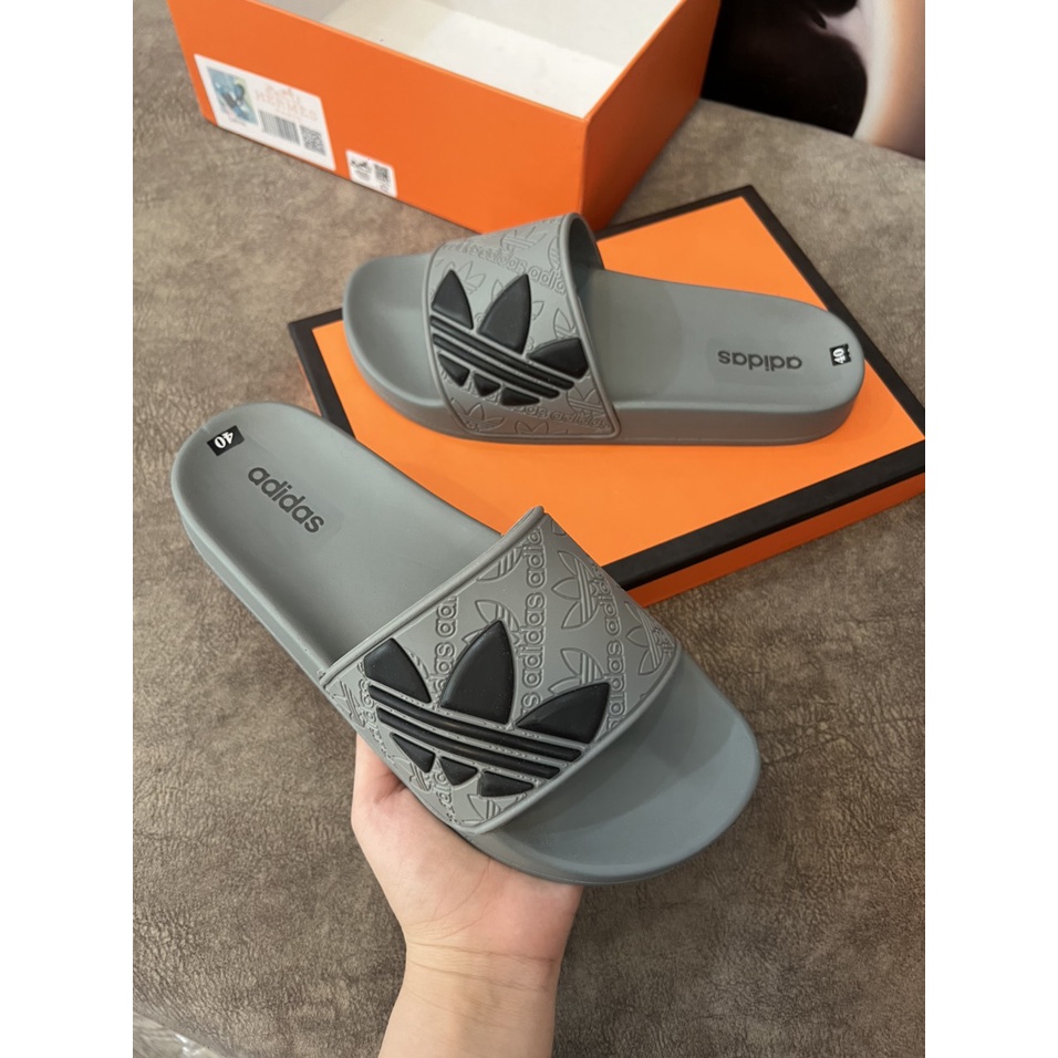Dép ADIDAS - Dép nam quai ngang - Kiểu dáng năng động thể thao - Đế cao su đi êm chân ko bị mồ hôi ko mùi