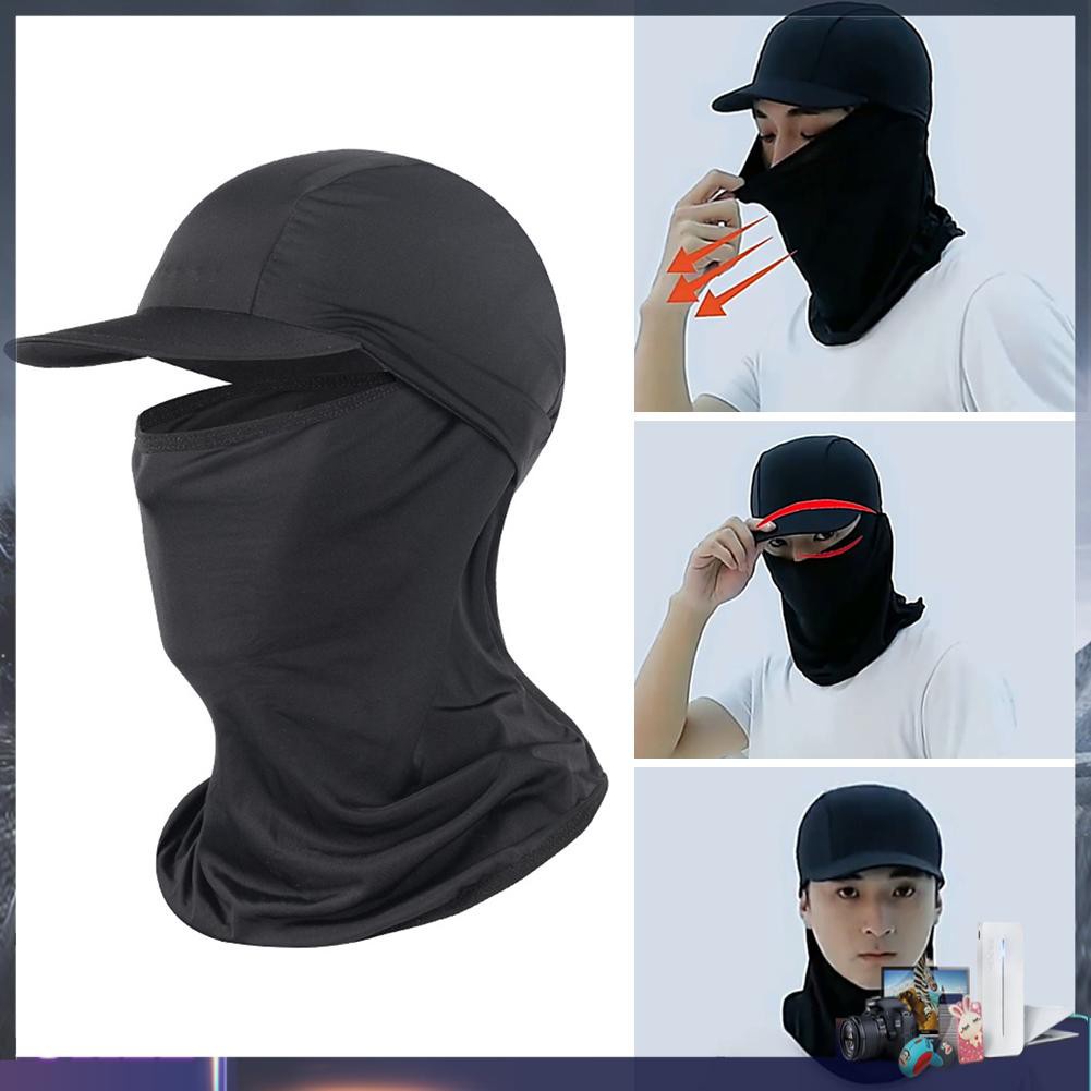 Mũ trùm đầu rộng vành che cổ bằng sợi Viscose thoáng khí nhanh khô chống nắng khí đi xe đạp/câu cá