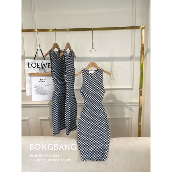 ĐẦM BODY CARO XỐP NHĂN