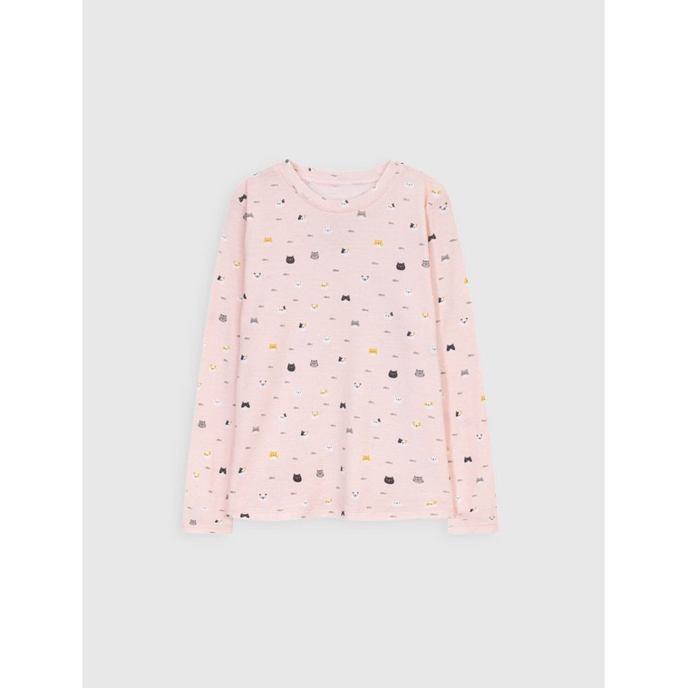 Áo phông dài tay bé gái TL21W008