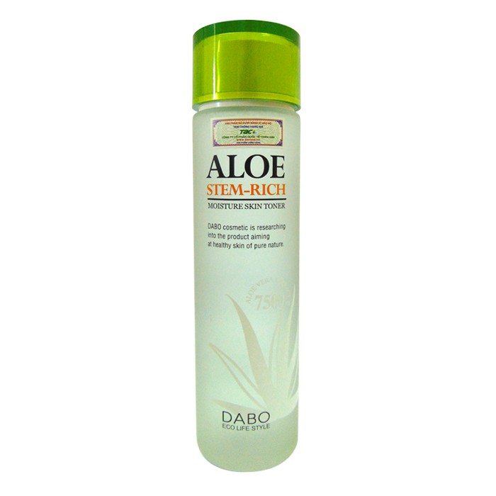 Nước hoa hồng dưỡng ẩm dabo aloe stem-rich skin