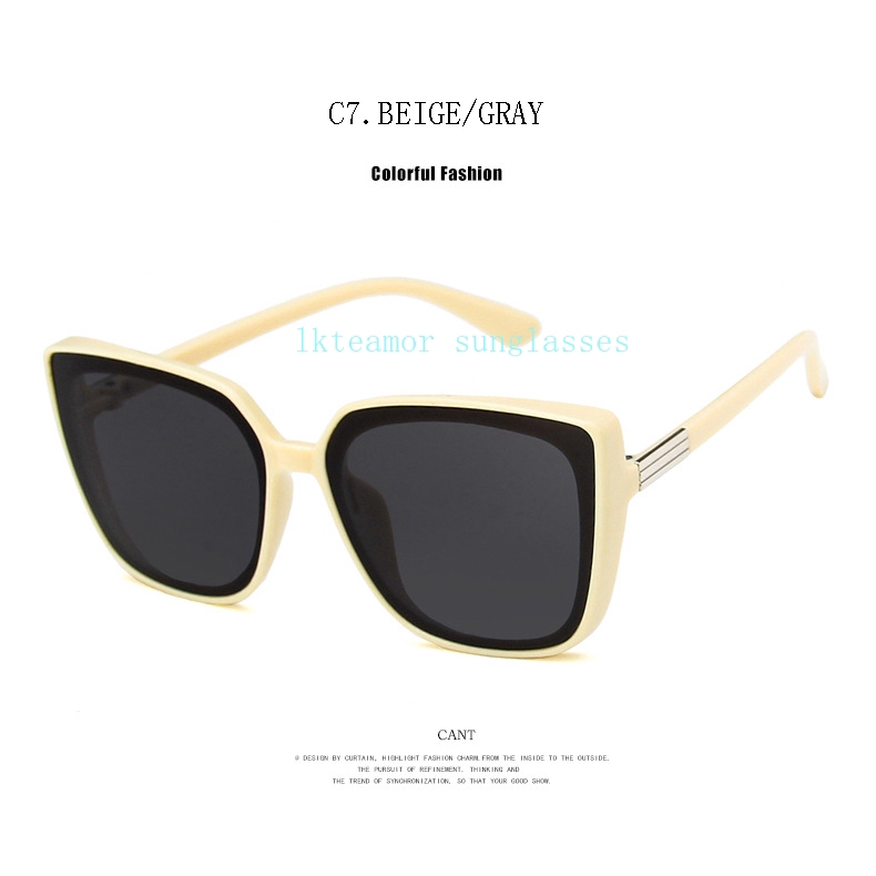 2021 New Square Sunglasses Women Brand Designer Big Frame Vintage Sun Glasses For Men UV400