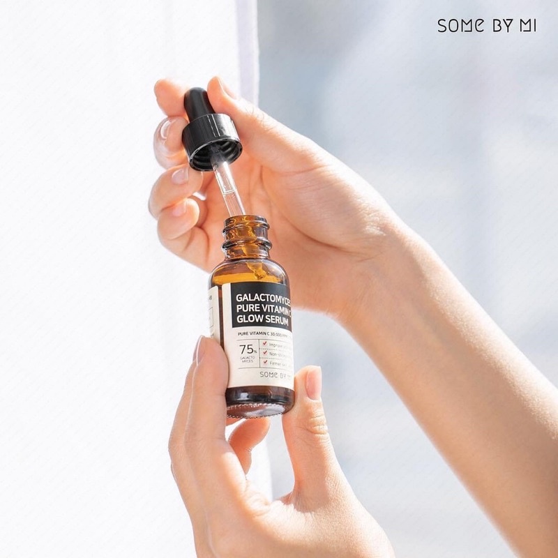 [Trắng da 100%-Hàng Auth] Tinh Chất Dưỡng Trắng Chống Lão Hóa Some By Mi Galactomyces Pure Vitamin C Glow Serum 30ml