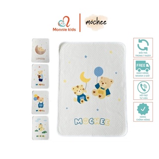 Miếng lót chống thấm cho bé Mochee thay tã bỉm 100% cotton 50x70cm - Monnie Kids