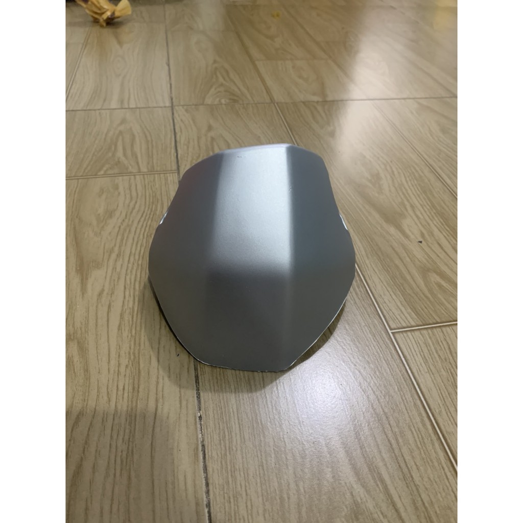 Chụp đích pô xe exciter 155 màu bạc giả zin