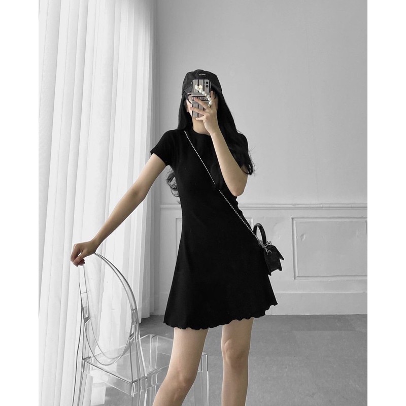 [Mã FAMARAL1 giảm 10K đơn 50K] Đầm Body Thun Gân Xoè Có Dây Kéo Tiện Lợi (Có Video Hình Thật) | BigBuy360 - bigbuy360.vn