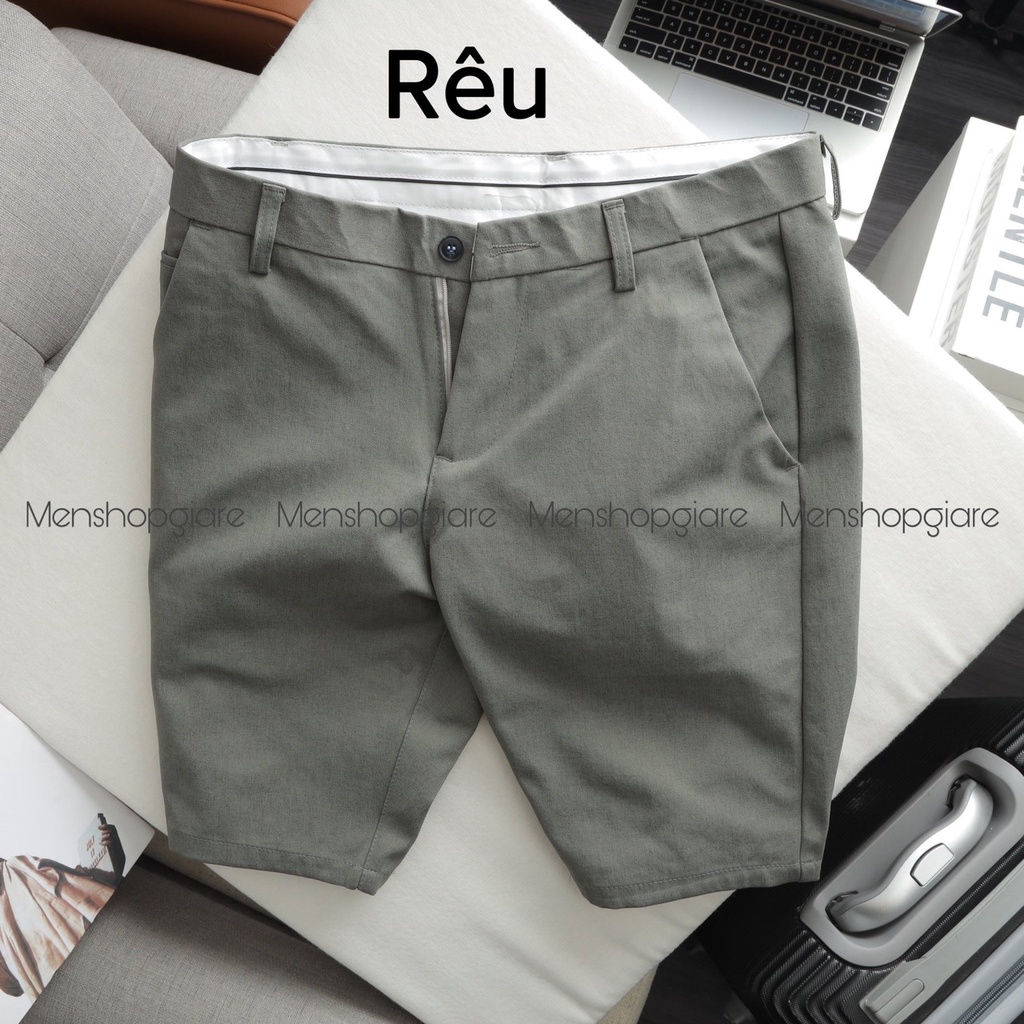 Quần Short Tây Nam Hàn Quốc dáng slimfit