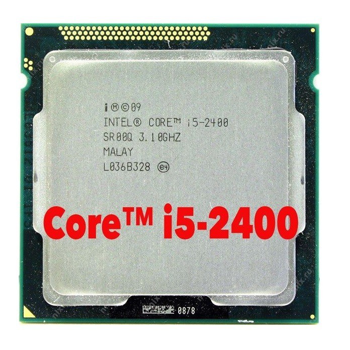 [CPU] Bộ vi xử lý Intel Core i5 2400 3.1GHz( 4 lõi, 4 luồng), Bus 1066/1333MHz, Cache 3MB